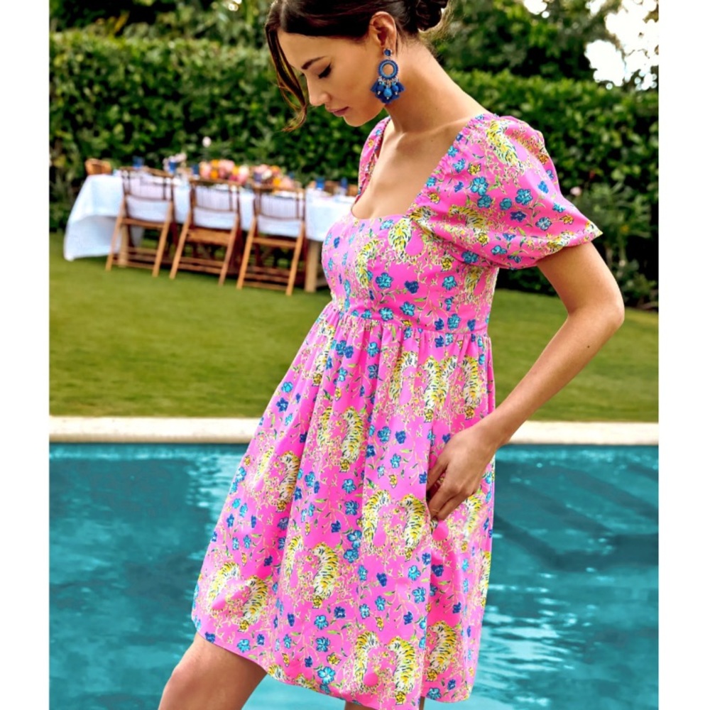 Lilly Pulitzer Kay Babydoll Dress 2022 Summer Collection
